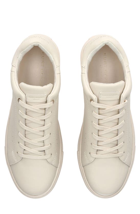 Kurt Geiger Leather Laney Sneakers In Natural