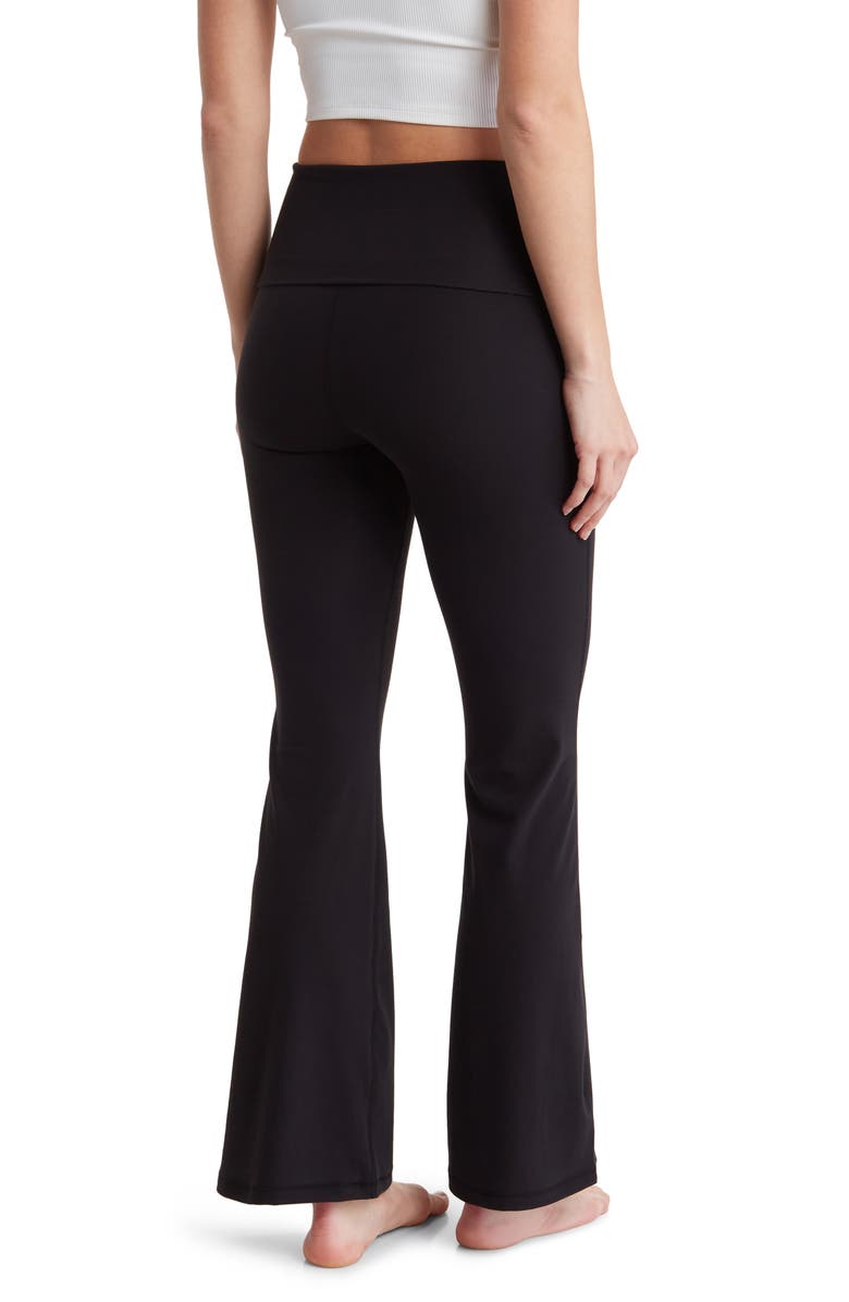 YOGALICIOUS Softlux Florence Foldover Waist 7/8 Flare Leggings ...