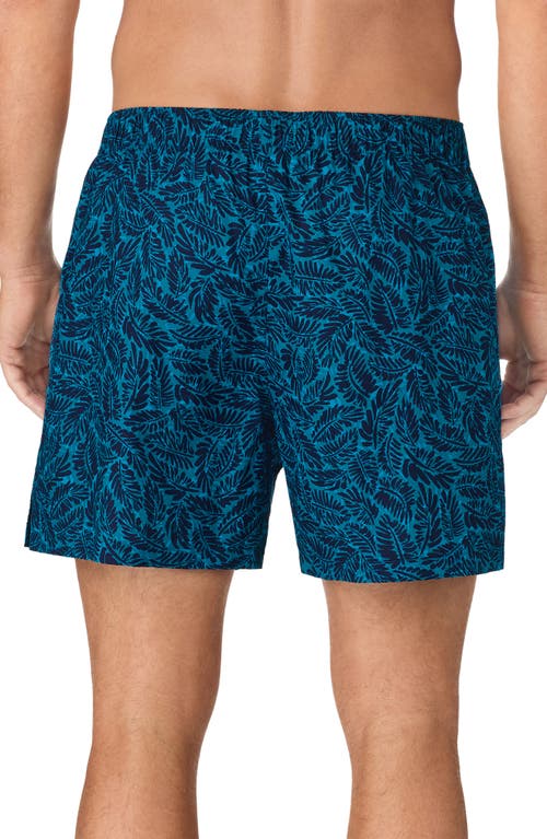 Shop Tommy Bahama Cotton Woven Pajama Boxers In Bl/novel