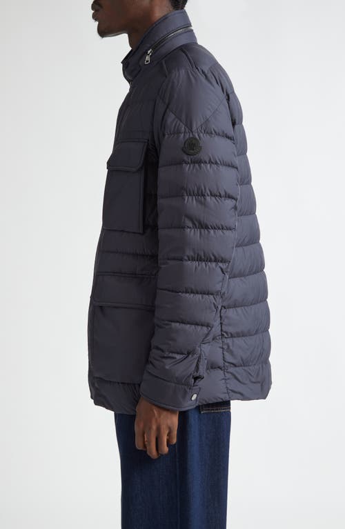 Shop Moncler Fuciade Down Jacket In Blue