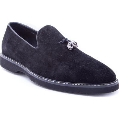Badgley Mischka Heston Tassel Loafer, Black