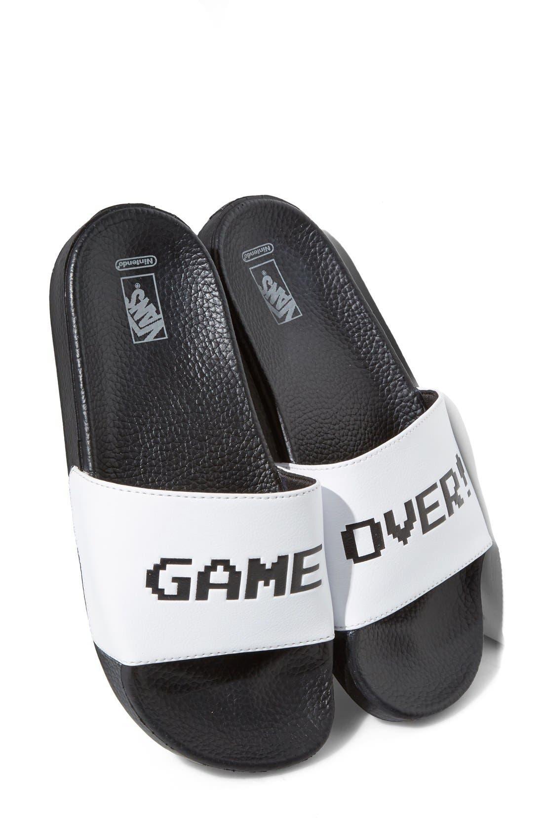 game over vans sandals