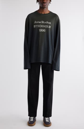 Acne Studios Edden 1996 Distressed Logo Graphic T-Shirt Acne Studios Edden 1996 Distressed Logo Graphic T-Shirt