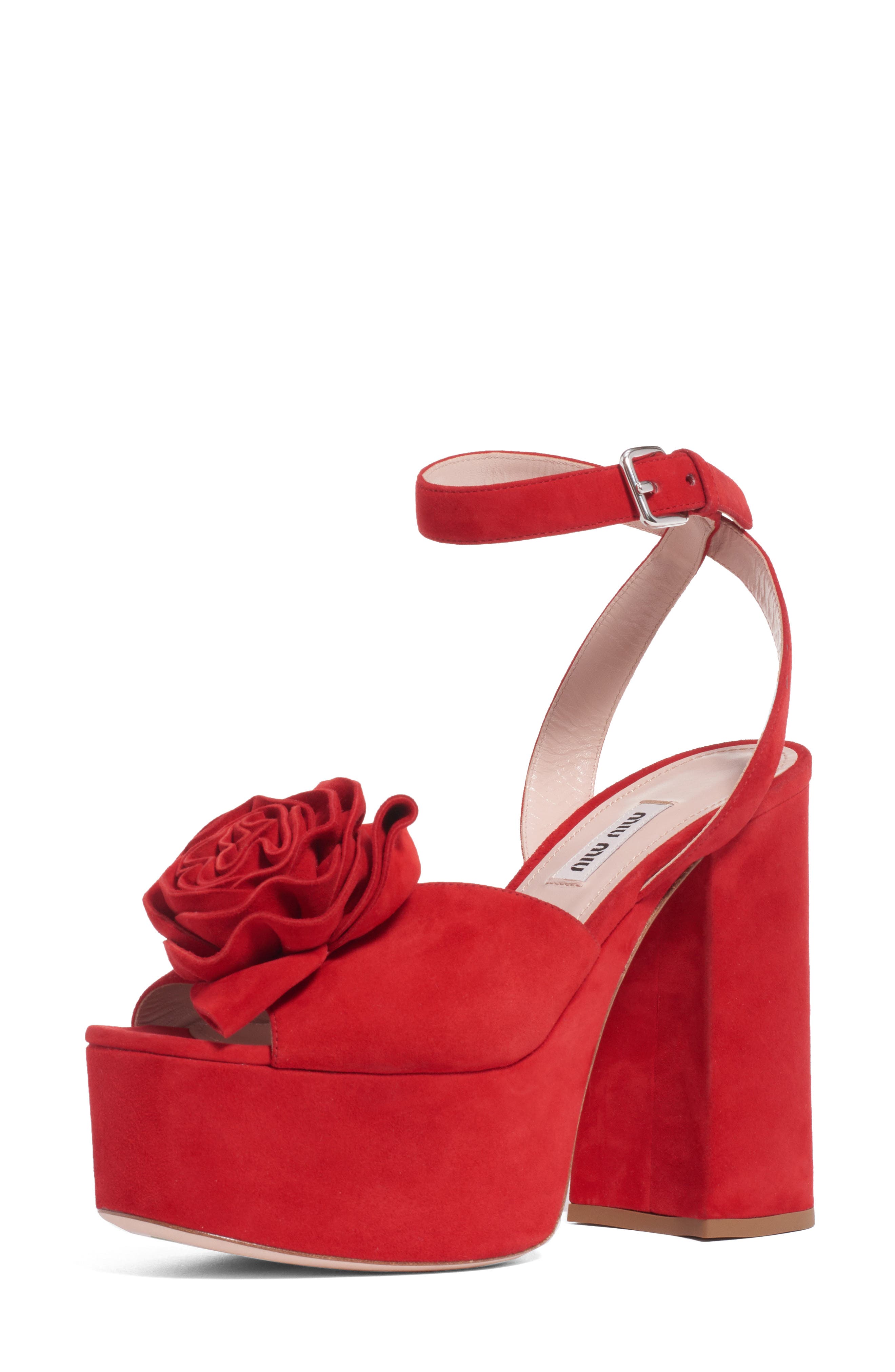 miu miu flower sandals