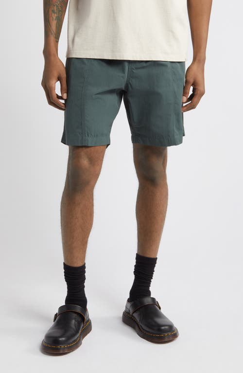 Cascade Cargo Nylon Shorts in Teal