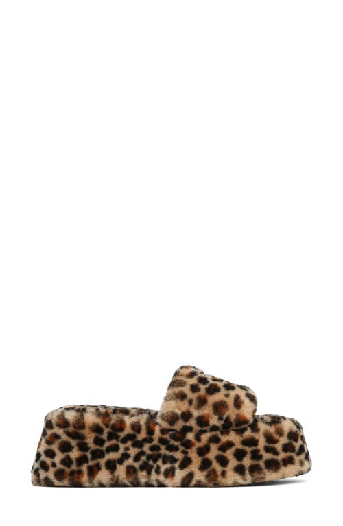Naked Wolfe Ivy Shearling Leopard Print In Leopard Print-shearling