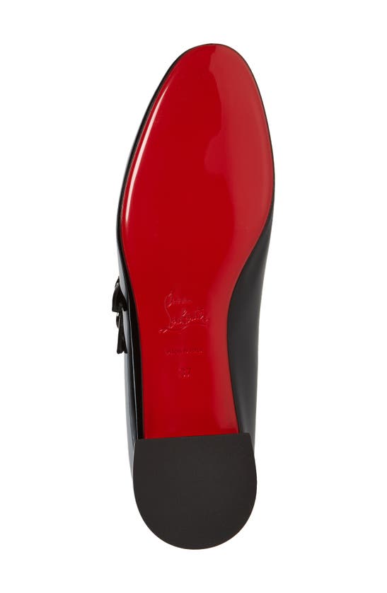 Shop Christian Louboutin Sweet Jane Patent Pump In Black/ Red