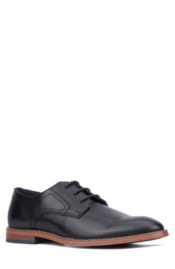 Reserve Footwear Plain Toe Derby In Black
