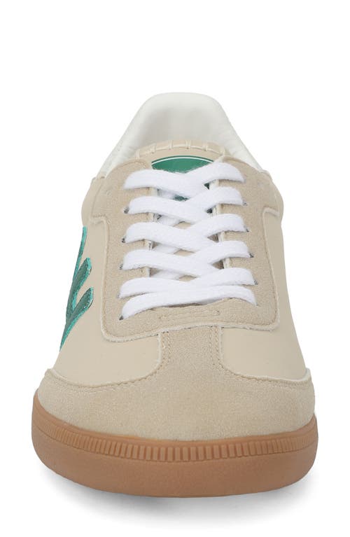 Shop Vintage Havana Crisp Sneaker In Bone/green