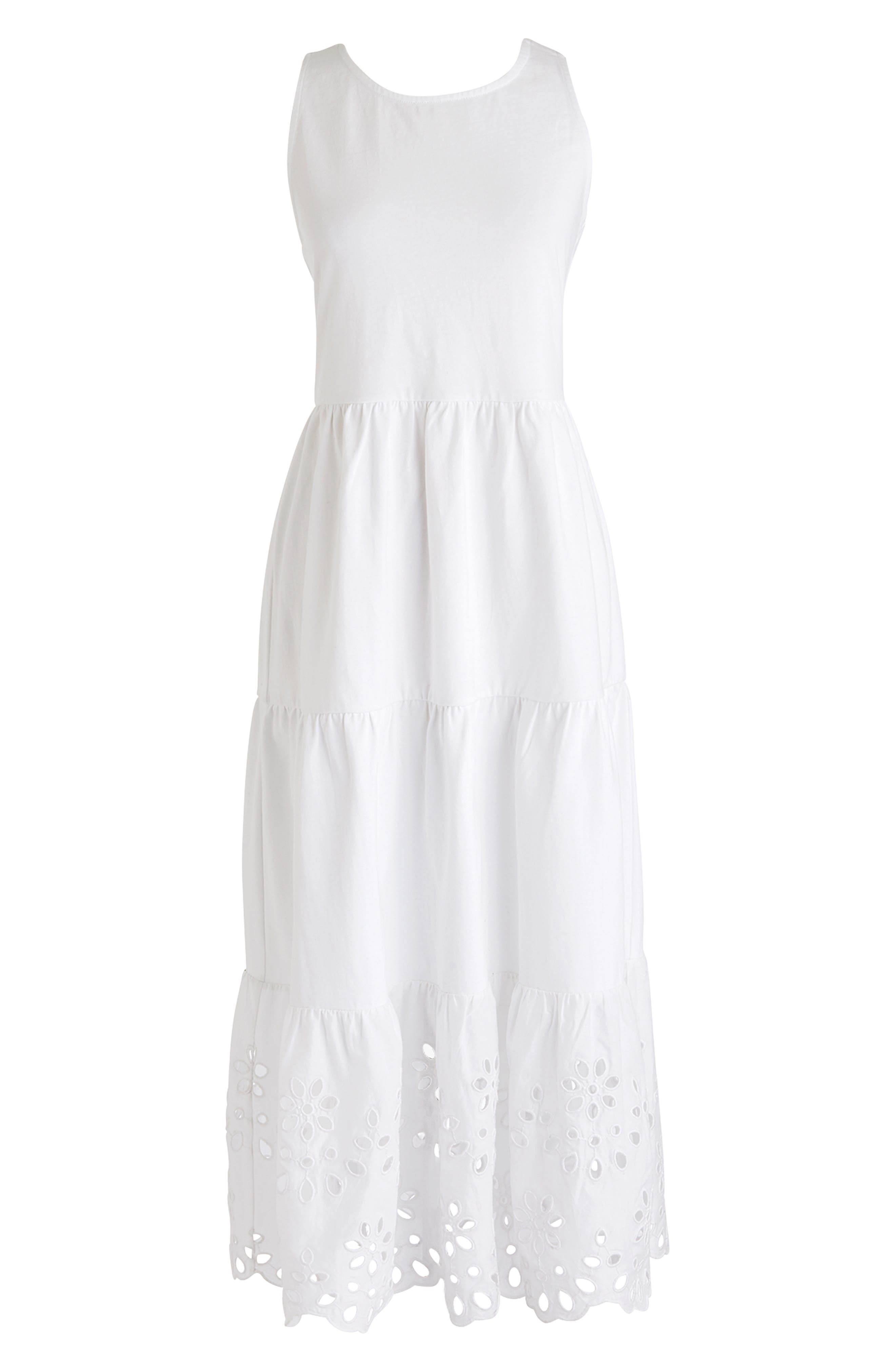 j crew eyelet maxi dress