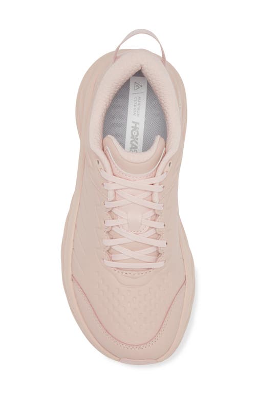 Hoka Bondi Sr Water Resistant Running Shoe In Pink