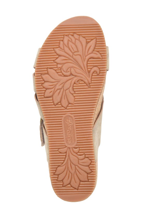 Eurosoft Gwenda Slide Sandal In Stone Taupe