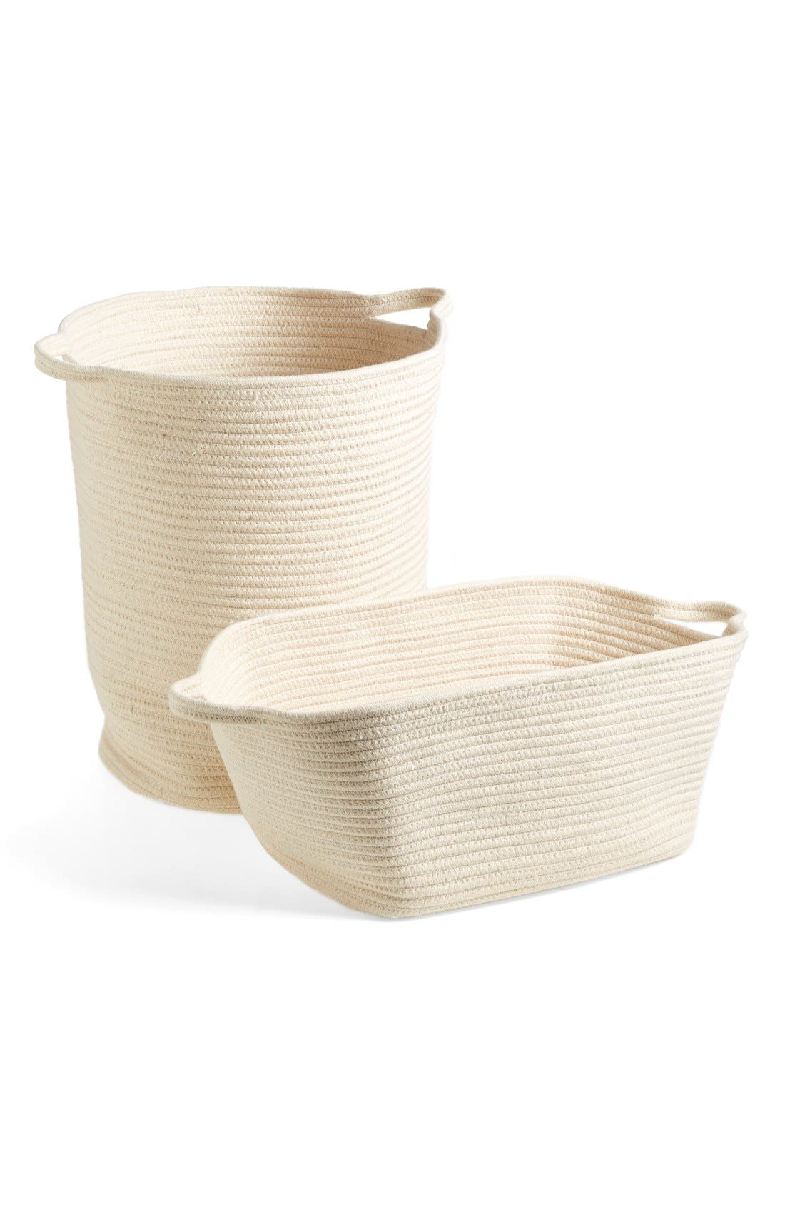 Levtex Woven Cotton Basket Nordstrom