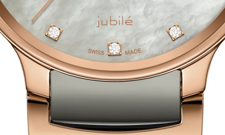 Rado Centrix Open Heart Automatic Watch, 39mm In Mother Of Pearl