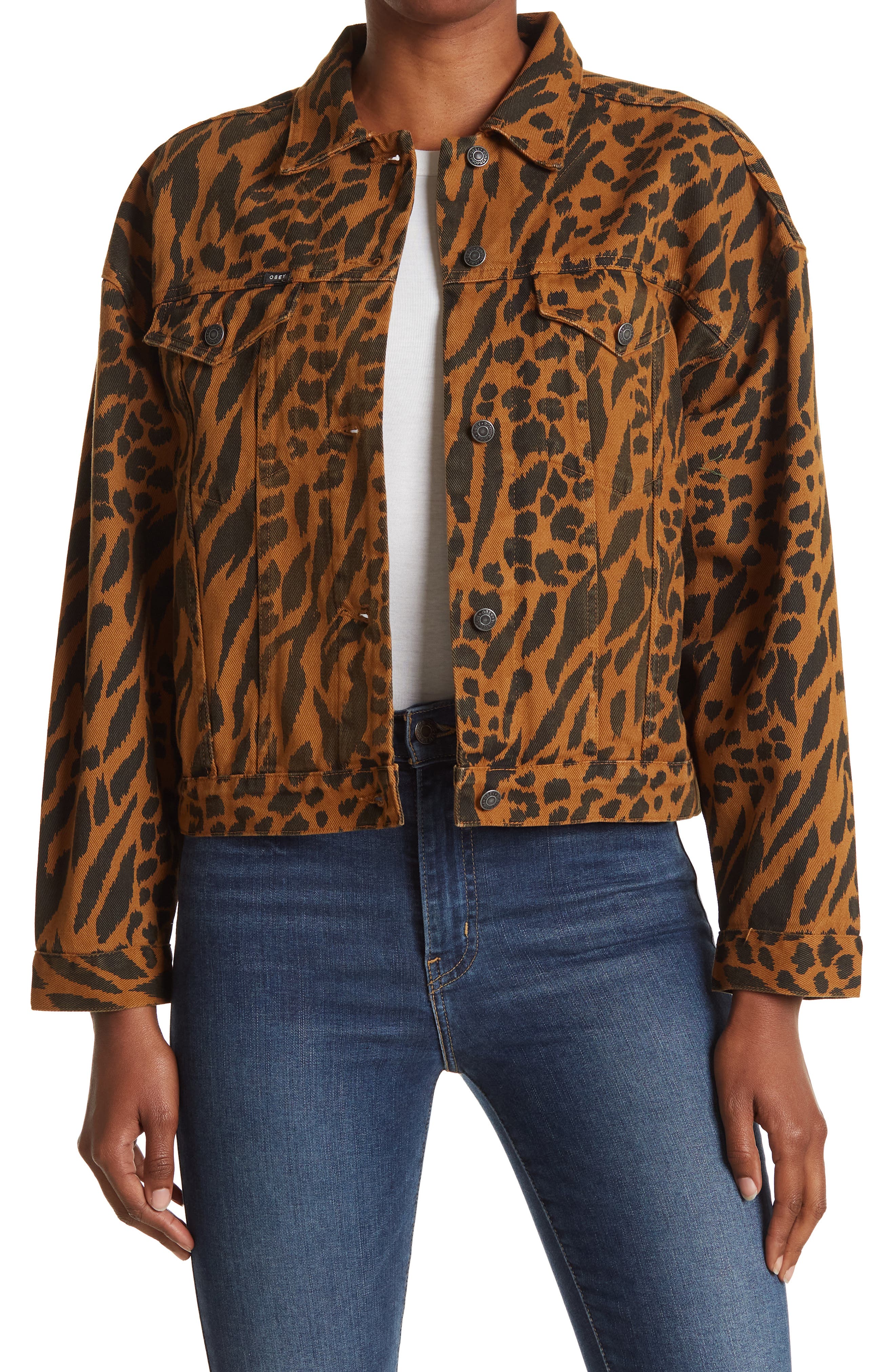 obey cheetah jacket