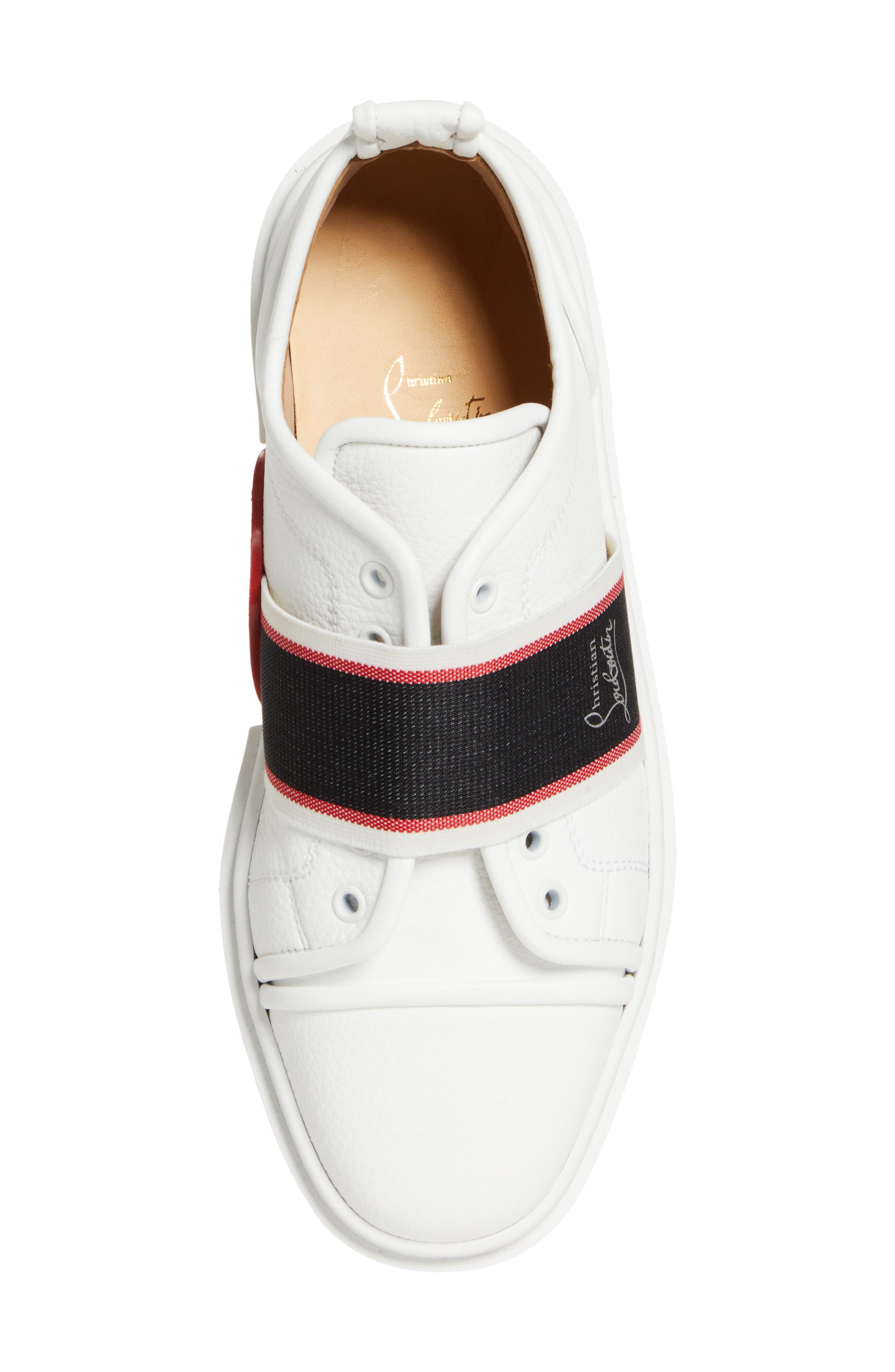 Christian Louboutin Adolescenza Slip-On Sneaker in Bianco 