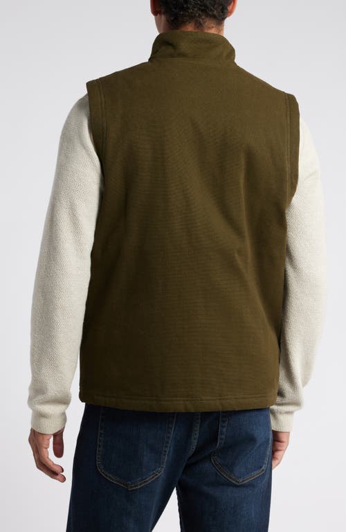 Shop Pendleton Pine Grove Canvas Vest In Dark Olive