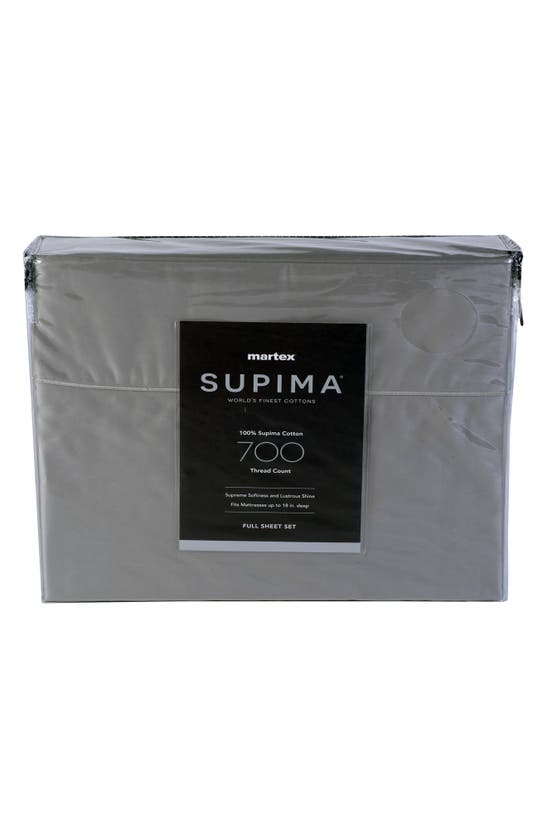 Martex Iris 700 Thread Count 100% Supima Cotton Sheet Set In Limestone