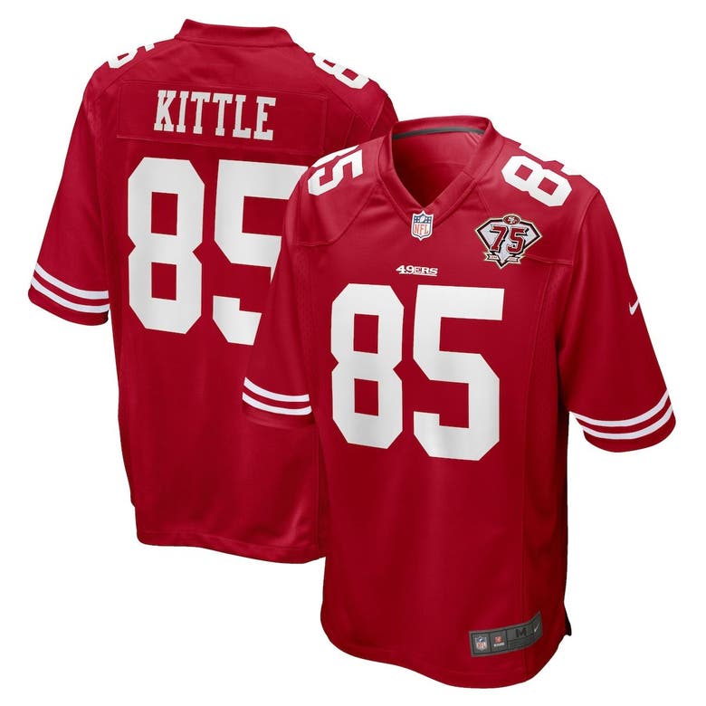 Men's Nike George Kittle White San Francisco 49ers Vapor Limited Jersey Size: 3XL