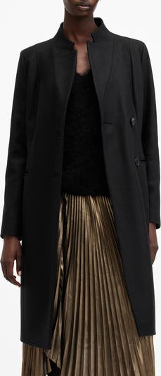 AllSaints Sidney Wool Blend Coat | Nordstrom