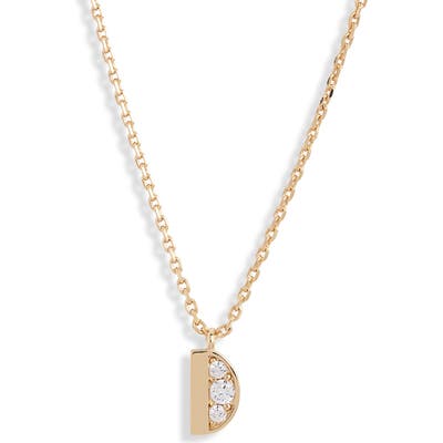 Kate Spade New York Mini Initial Pendant Necklace
