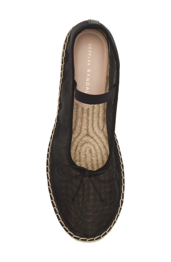 Shop Loeffler Randall Kayla Soft Mary Jane Espadrille Ballet Flat In Black