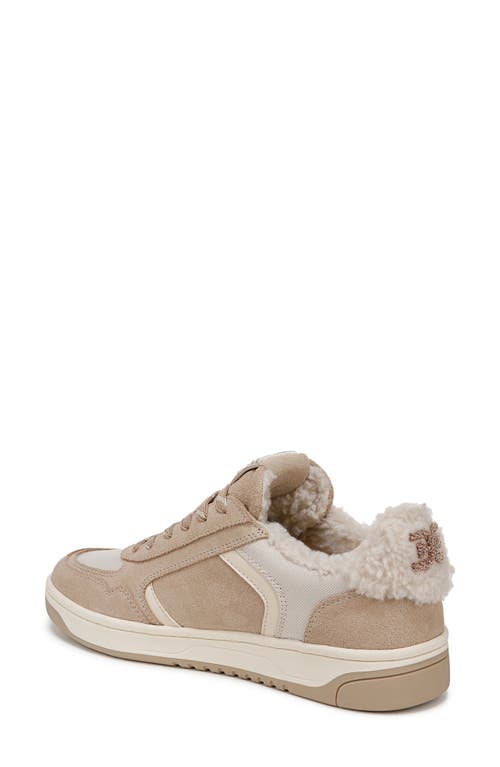 Shop Sam Edelman Harper Cozy Faux Shearling Sneaker In Light Oat/nature Mist