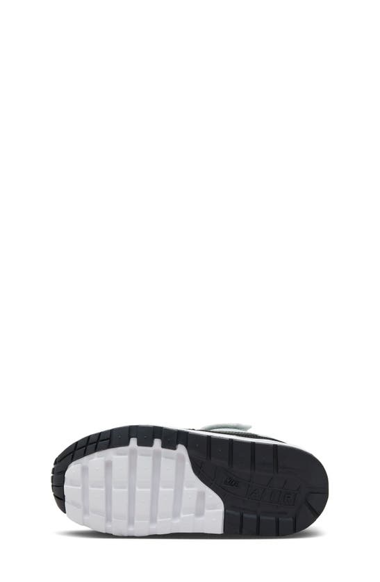 Nike Kids' Air Max 1 Easyon Sneaker In White/ Black/ Pure Platinum