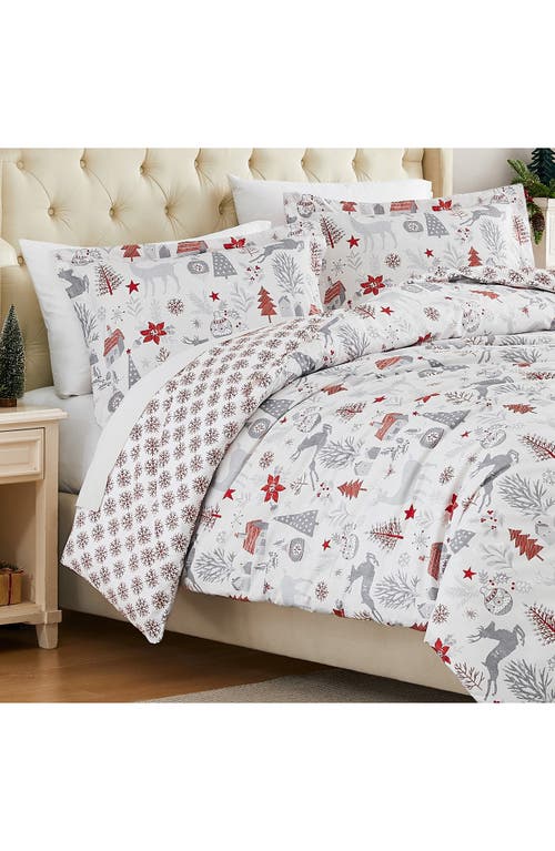 Southshore Fine Linens Holly Jolly Jane Oversize Holiday Comforter Set In Holly Jolly Lane