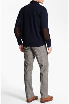 Peter Millar Flat Front Wool Trousers | Nordstrom
