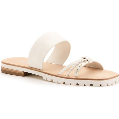 Botkier Moira Slide Sandal, White