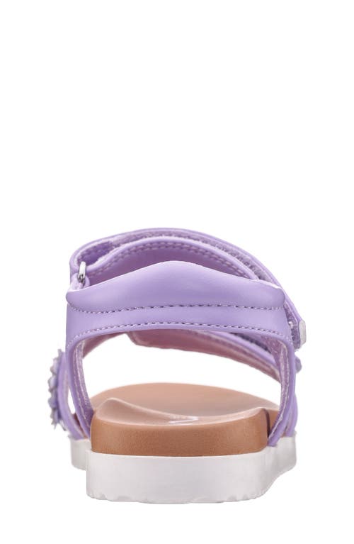Shop Nina Kids' Neriah Sandal In Purple/purple Glitter