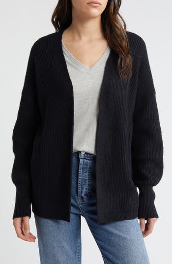 (A3) GOOD AMERICAN Plaited Rib Boss Cardigan, Size 3/4, NWT shops