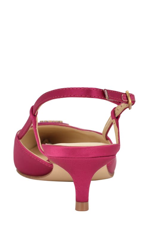 Shop Guess Jesson Slingback Pointed Toe Pump In Pink