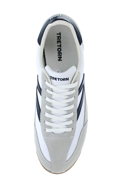 Shop Tretorn Rawlins Sneaker In White/grey/navy