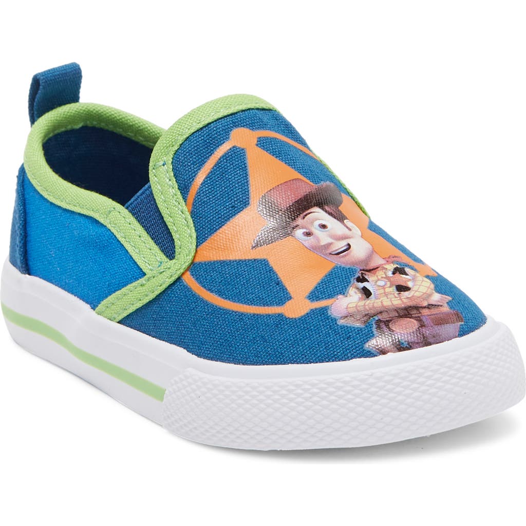 Shop Josmo Kids' Toy Story Slip-on Sneaker In Navy/green