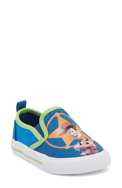 Shop Josmo Kids' Toy Story Slip-on Sneaker In Navy/green