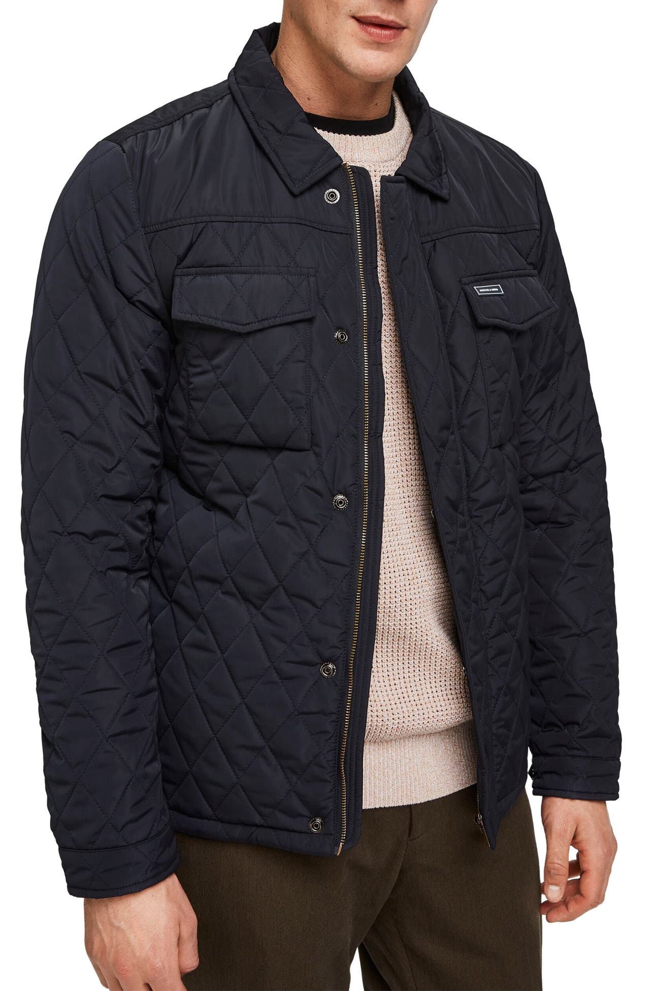 Scotch & Soda | Quilted Shirt Jacket | Nordstrom Rack