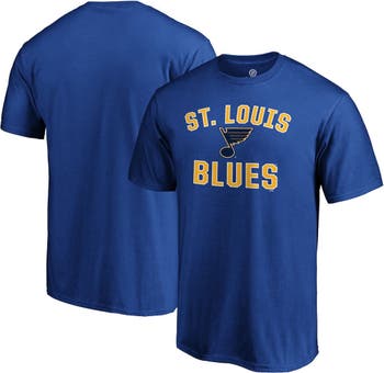 Men's Fanatics Branded Black St. Louis Blues Team Pride Logo Long Sleeve T- Shirt