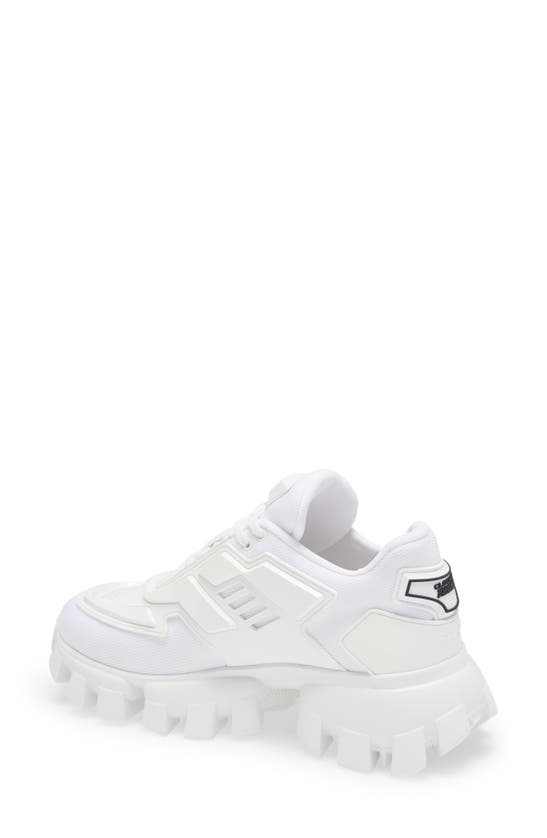 Prada Cloudbust Thunder Lug Platform Sneaker In White | ModeSens