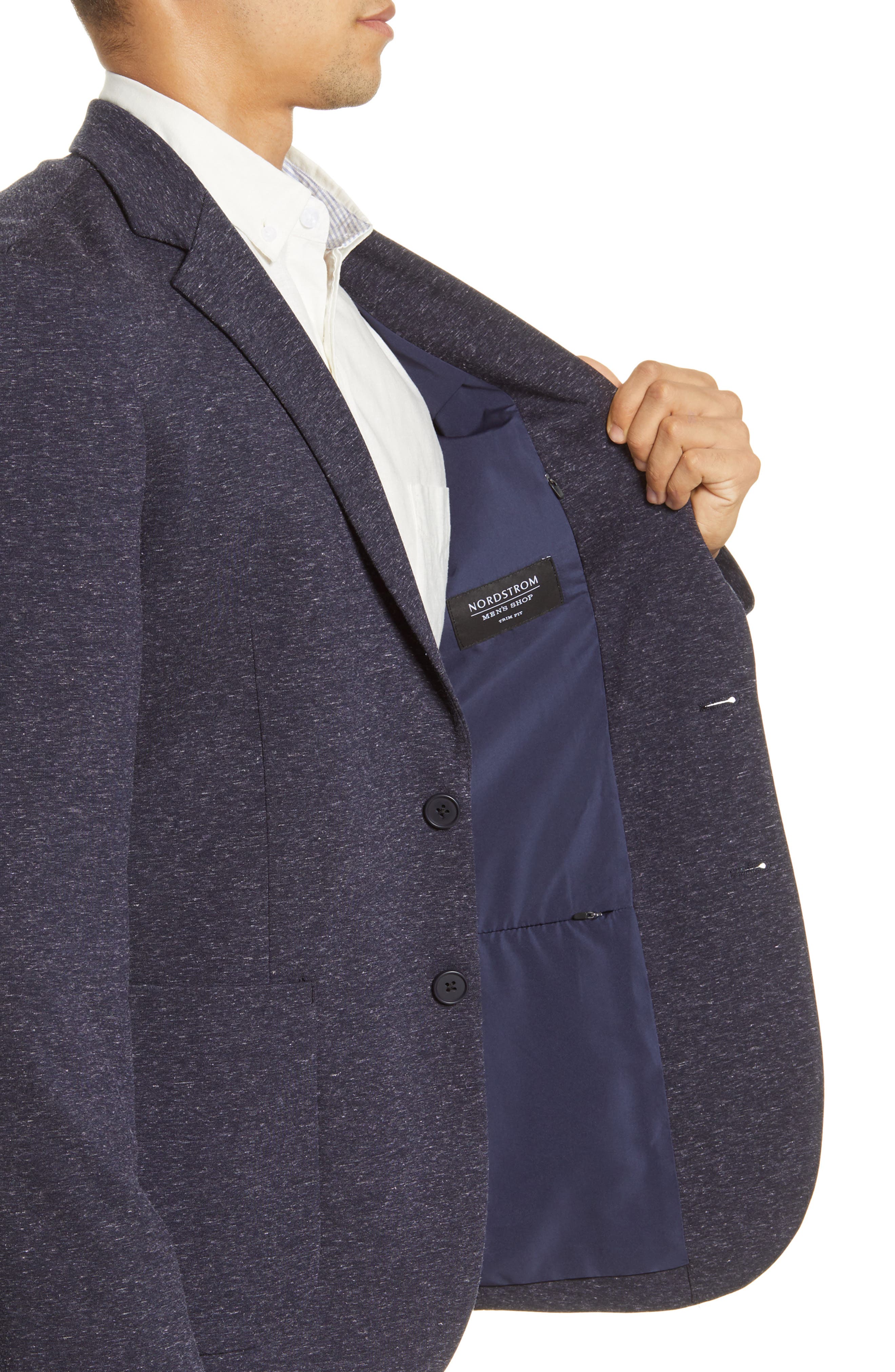 NORDSTROM MEN'S SHOP Trim Fit Essential Knit Blazer Nordstrom Rack
