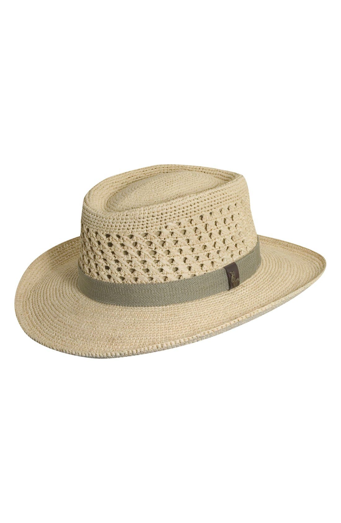 scala raffia mens hat
