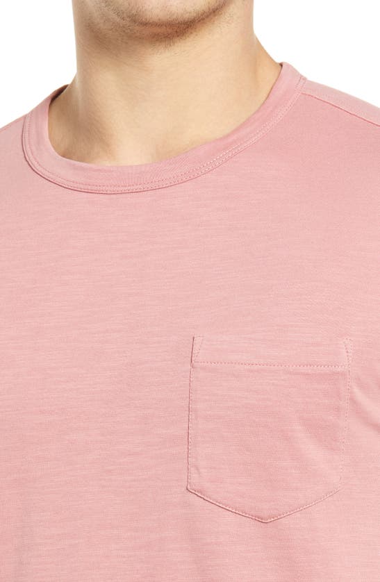 Faherty Sunwashed Organic Cotton Pocket T-shirt In Faded Flag