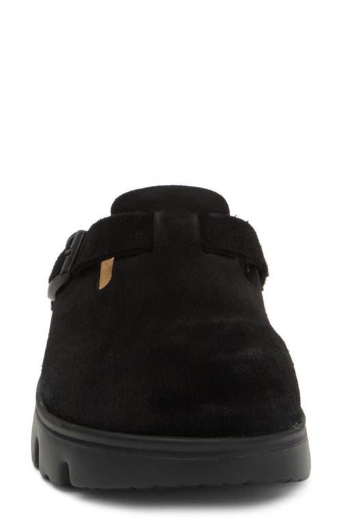Birkenstock Boston Chunky Platform Clog In Black
