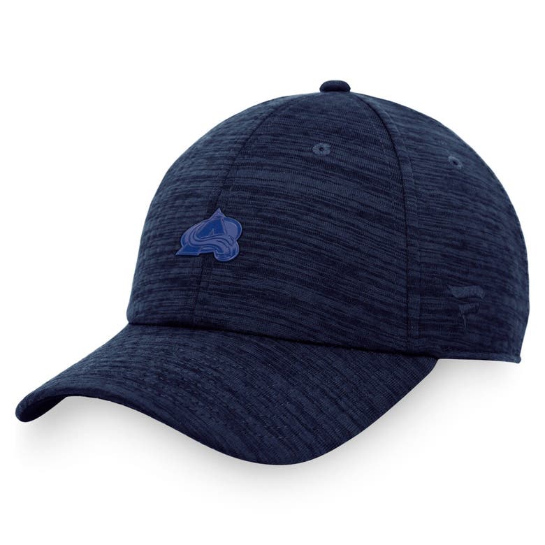 Shop Fanatics Branded Navy Colorado Avalanche Authentic Pro Road Snapback Hat