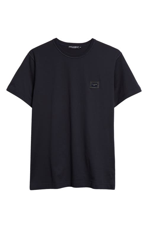 Dolce & Gabbana Logo Plate Crewneck Cotton T-Shirt at Nordstrom, Us