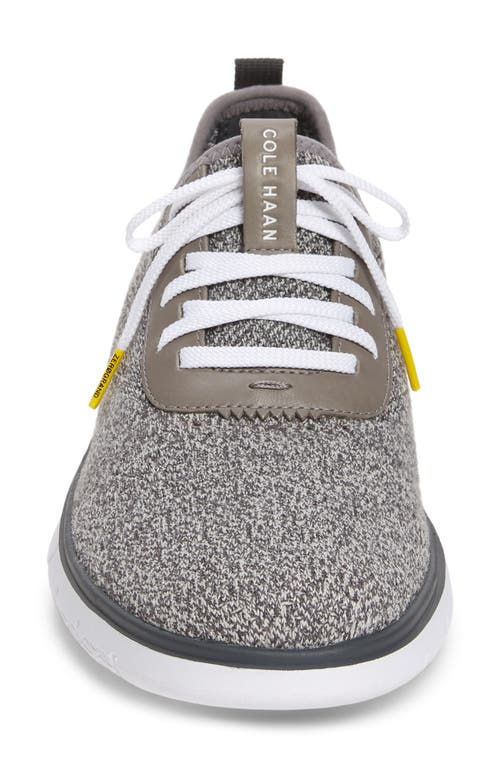 Shop Cole Haan Generation Zerogrand Stitchlite Sneaker In Glacier Gray/yellow