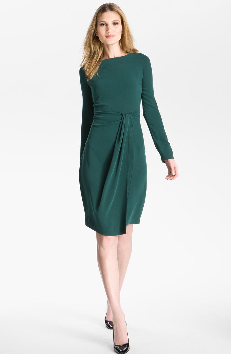 St. John Collection 'Luxe Crepe' Faux Wrap Dress | Nordstrom