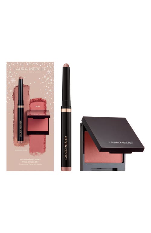 Shop Laura Mercier Evening Brilliance Eye And Cheek Set $51 Value In No Color