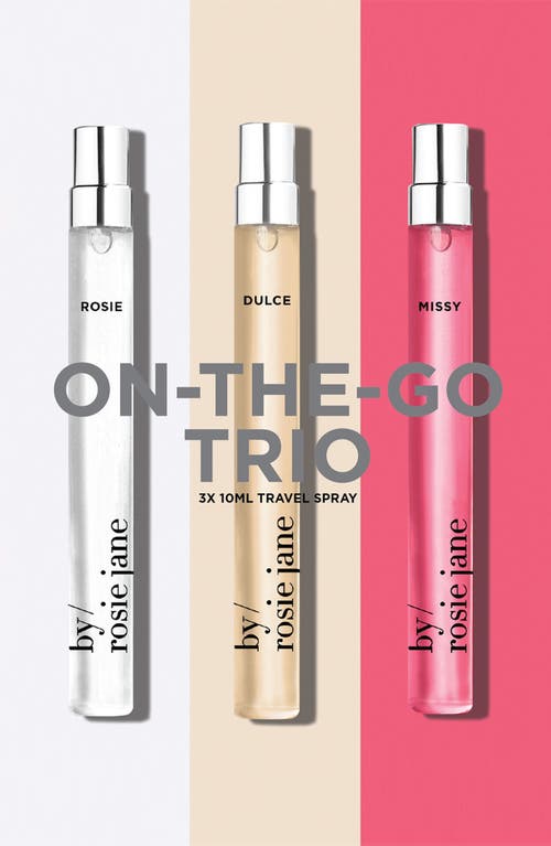 BY ROSIE JANE BY ROSIE JANE SET OF 3 ON THE GO TRAVEL SPRAYS $87 VALUE 